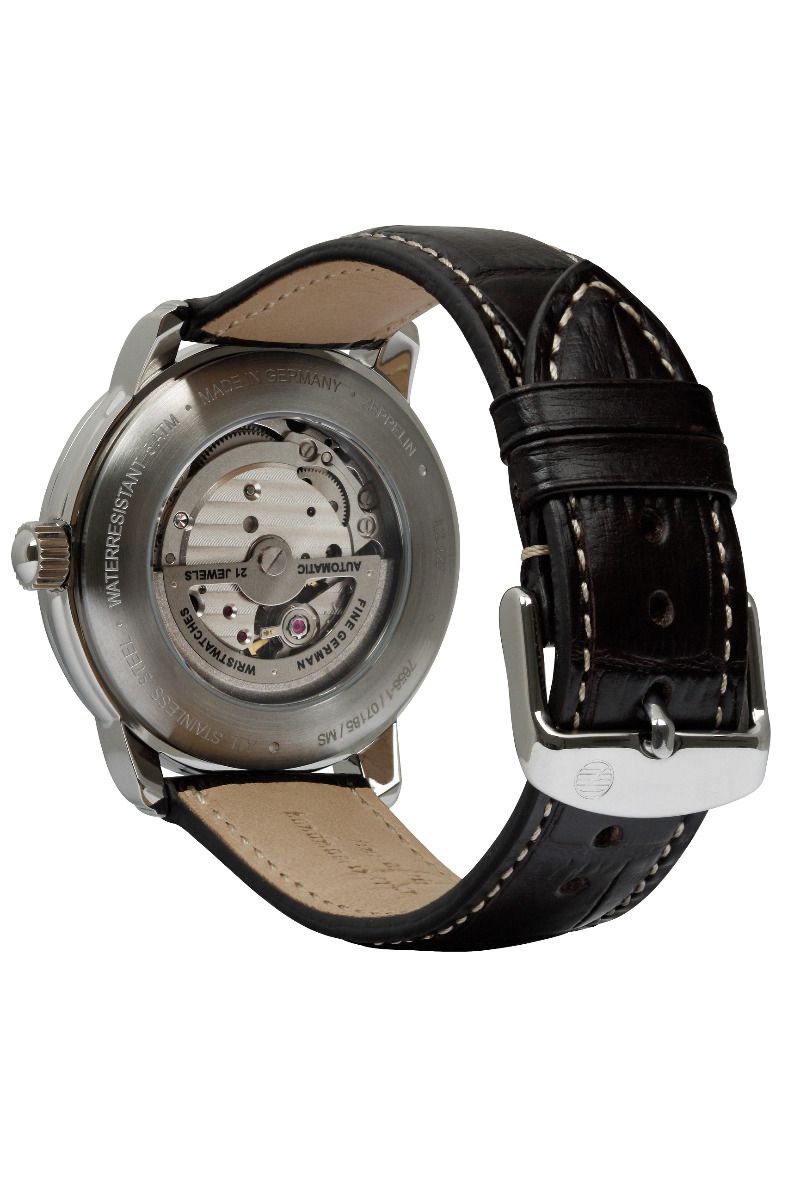 Zeppelin Herrenuhr Automatik LZ127 Graf Zeppelin 7656-1 - Juwelier Morgner