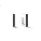 Coeur de Lion Ohrringe Creole Square Stripes 20 silber/schwarz  0133/21-1317